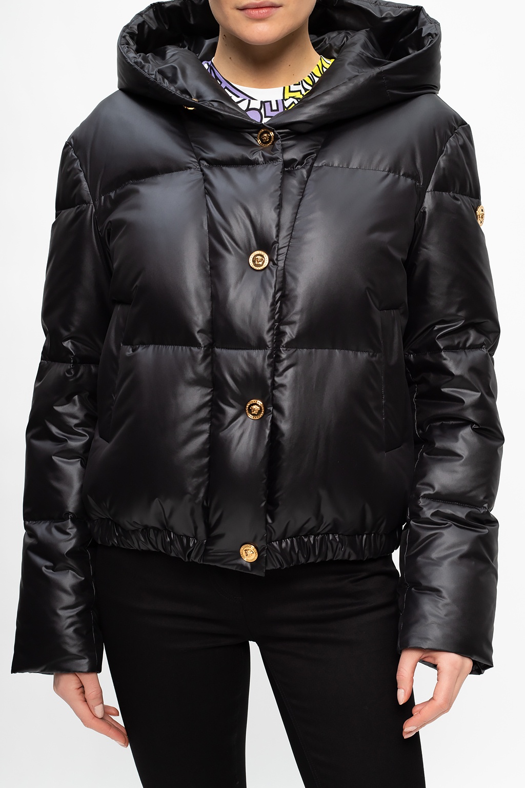 Versace Quilted down jacket